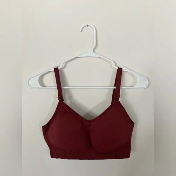 Knix Good to Go Seamless Bra Cranberry Medium - Picture 6 of 11